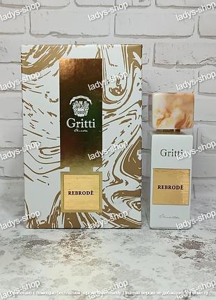 Остаток во флаконе 60 мл! парфюм женский premium gritti rebrode (гритты реброде)