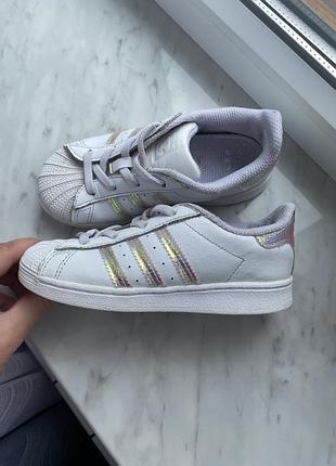 Дитячі кросівки adidas superstar 27р