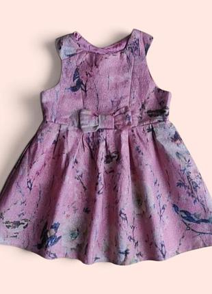 🌸 нарядна сукня mothercare 6-9 міс (68-74 см) святкова, рожева