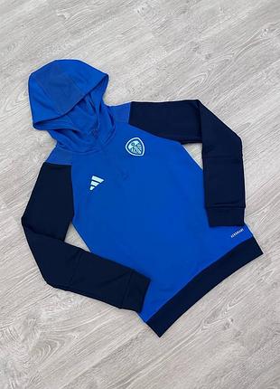 Дитяче худі 1/4 zip leeds united adidas original aeroready