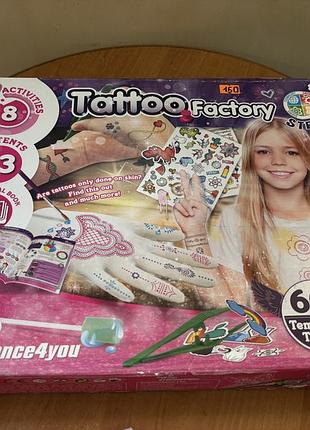 Дитячий освітній набір science4you тату tattoo factory