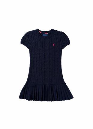 Дитяча сукня ralph lauren темно-синя в’язана 6 років
