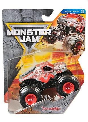 Monster jam thunderroarus машинка позашляховик джип 1:64 monster trucks spin master legacy trucks