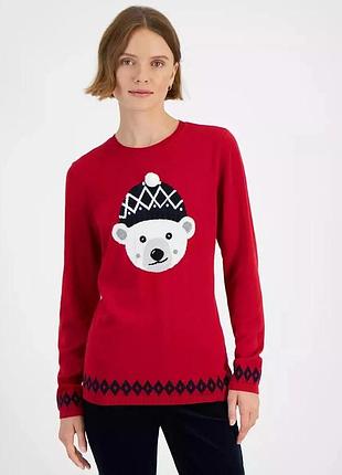 Женский свитер tommy hilfiger с рисунком