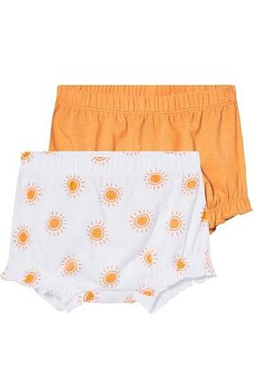 Шорты набор 2шт. хлопковые для девочки lupilu lidl 504751-д 074-80 см (6-12 months) комбинированный