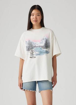 Жіноча футболка levi's з принтом