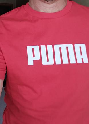 Оригінальна нова чоловіча футболка puma ess logo tee s