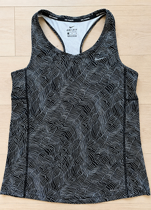 Спортивная майка nike running dri-fit m оригинал топ для бега и фитнеса