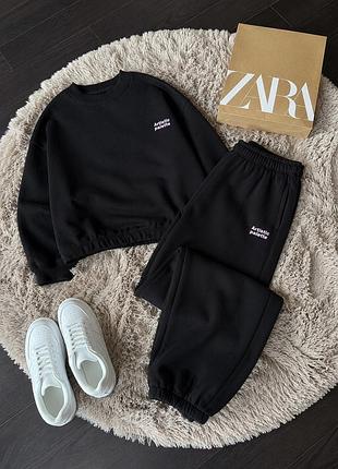 Костюм оригінал зара zara штани джогери світшот