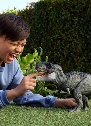 Jurassic world динозавр тиранозавр рекс  jgb50 rebirth power devour tyrannosaurus rex dinosaur