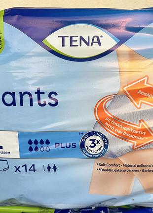 Підгузки-трусики для дорослих tena pants plus розмір l