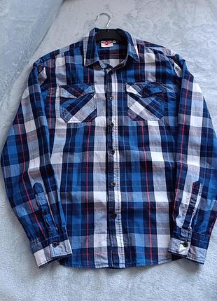 Рубашка в клетку коттон lee cooper