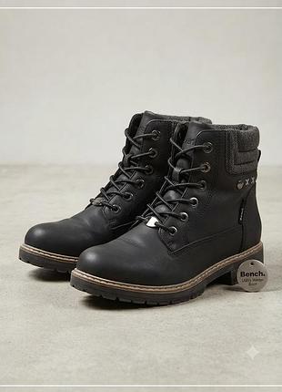 Перламутрові графітові берці bench jayme combat boots / зимові ботинки бенч розмір 36 (устілка 23-23.5 см)