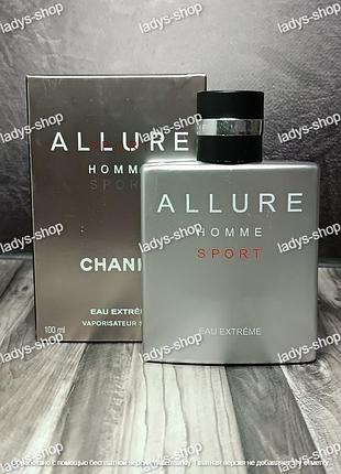 Мужская туалетная вода chanel allure homme sport eau extreme (шанель аллюре хом спорт экстрим) 100 мл