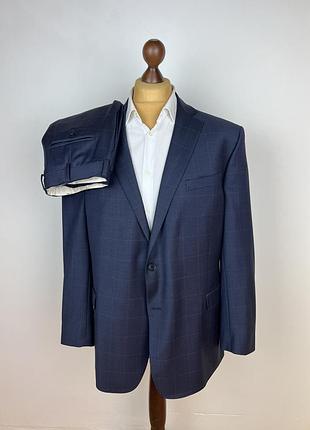 2xl brooks brothers check wool suit костюм-двійка брус бразерс вовна
