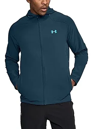 Under armour (s) storm run jacket hooded чоловіча вітровка легка кофта