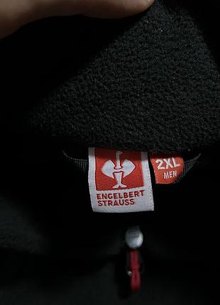 Кофта флісова engelbert strauss 2xl розмір оригінал чорна чоловіча тепла 5