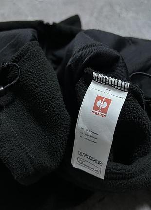 Кофта флісова engelbert strauss 2xl розмір оригінал чорна чоловіча тепла 6