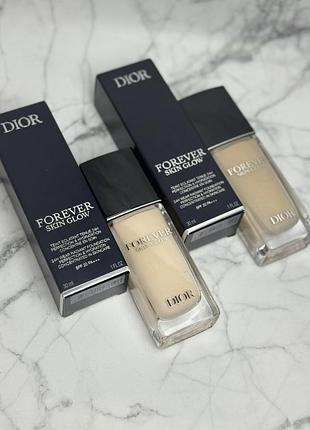 Тональний крем dior skin glow 1n