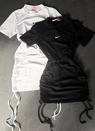Платье nike белое