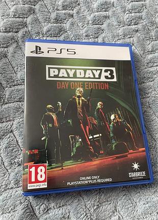 Payday 3 day one edition ps5, диск оригінал