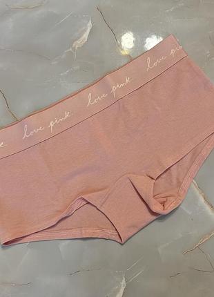 Трусики шортики котонові victorias secret pink розмір с