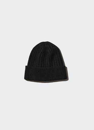 Вязанная шапка uniqlo heattech