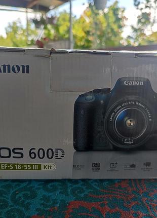 Фотоапарат canon eos 600d