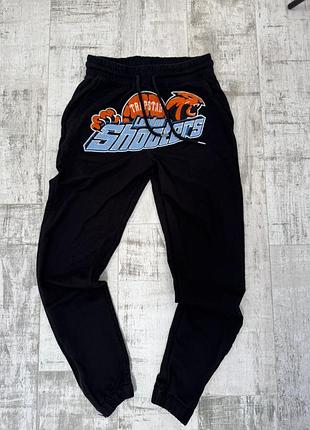 Спортивні штани trapstar «london shooters» чорні, s-m