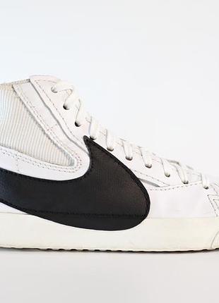 Чоловічі оригінальні кросівки nike blazer mid 77 jumbo white black