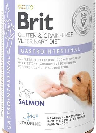 Ветеринарний дієтичний корм brit veterinary diet gastrointestinal для собак. бріт кеа гастроінтестінал для собак