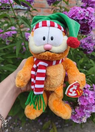 Колекційний  кіт гарфілд ty beanie baby оригінал з біркою