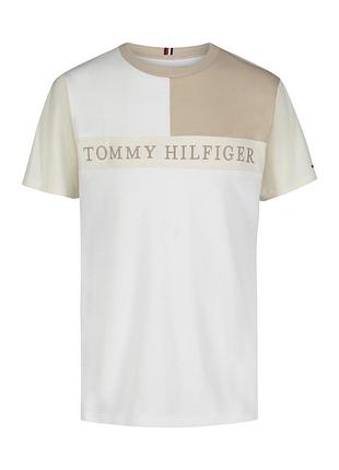 Дитяча футболка tommy hilfiger з вишитим логотипом