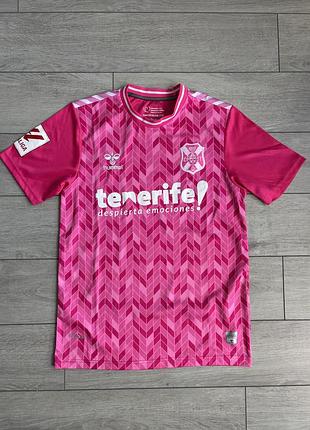 Футбольна футболка джерсі тенеріфе хаммел tenerife hummel football soccer jersey size s с розмір