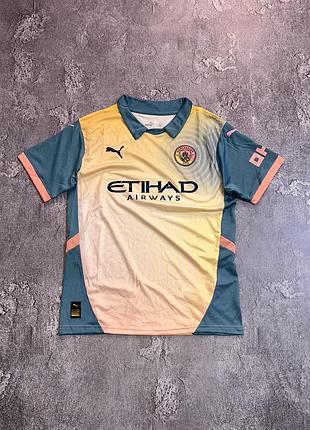 Футбольна джерсі puma manchester city m розмір оригінал стан ідеальний жовто-бірюзова чоловіча