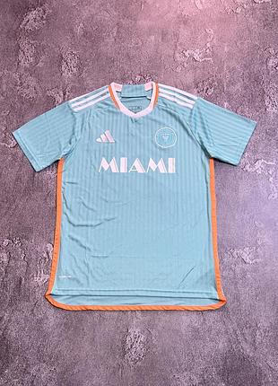 Футбольна джерсі adidas inter miami (messi 10 ) l розмір оригінал стан ідеальний бірюзова чоловіча