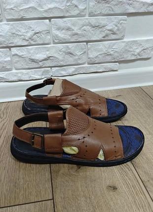 Rj colt шльопанці р. 41 шкіряні чоловічі сандалі шльопки ( 9m )