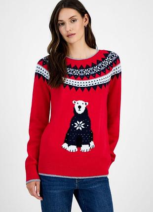 Женский свитер tommy hilfiger с рисунком