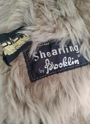 Дубленка овчина sherlarling brooklin состояние удовлетворительно. женская