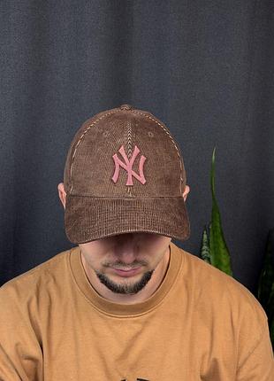 Оригінальна кепка бейсболка new era mlb new york yankees cord 9forty adjustable cap