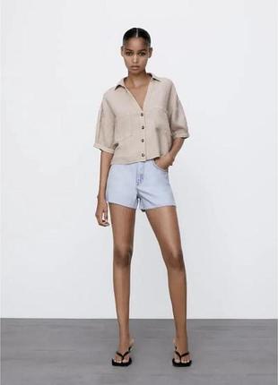 Сорочка лляна zara