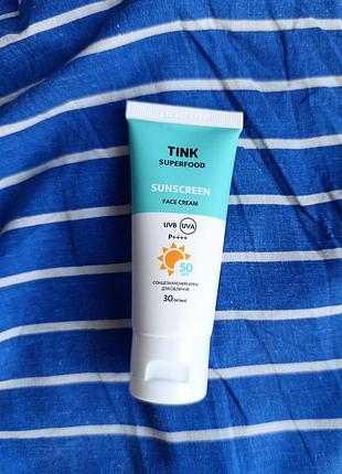 Сонцезахисний крем для обличчя spf50 tink