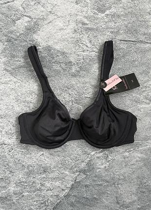 Бюстгальтер на кісточках з атласного флісу hunkemoller - чорний - 70c
