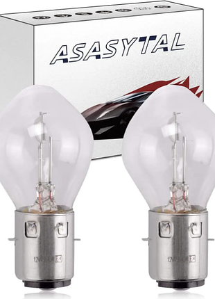 Галогенні автомобільні лампи для фар asasytal s2 ba20d 45/40 вт 3000k, теплий білий