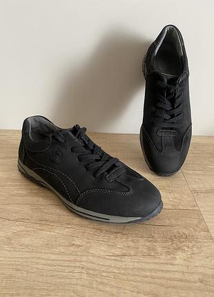 Шкіряні кросівки gabor optifit чорні — розмір 38.5 (uk 5.5 / 25.5 см)