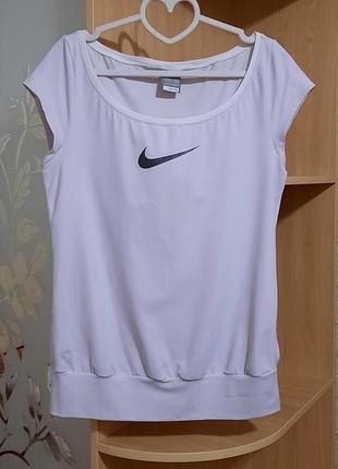 Футболка nike fit dry р. м спортивна світло-сіра