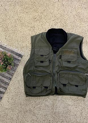 Fishing vest zebco simms жилетка чоловіча для риболовлі рибальська оригінал сіммс