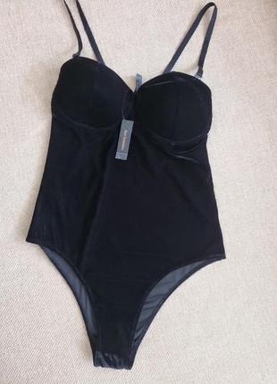Оксамитовий чорний боді ann summers