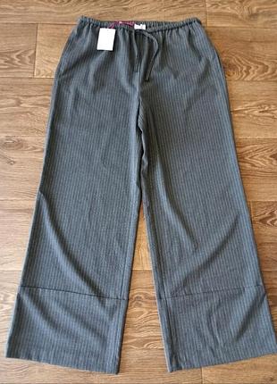 Широкие брюки палаццо в полоску savida (dunnes stores), размер l/xl (eur 42 / uk 14)