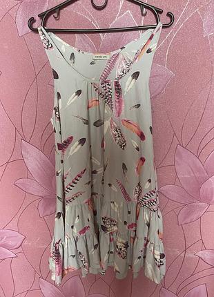 Сарафан шифоновий на розмір l-xl.